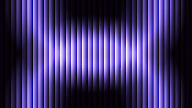 Smooth violet to white gradient with glass effect on a black background. Elegant soft light glossy vertical texture abstract background. Ideal for branding, poster, product presentation, advertisement