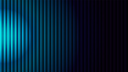 Futuristic cyan to blue gradient with glass effect on black background. High-tech sleek fractal ripped glass abstract background. Ideal for branding, poster, product presentation, ads