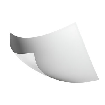Paper page curl