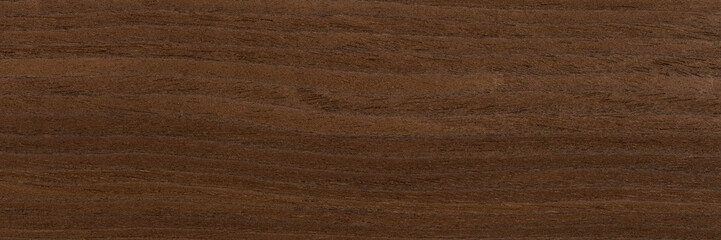 Natural oak veneer background in expensive dark brown color. Natural wood texture, pattern of a...