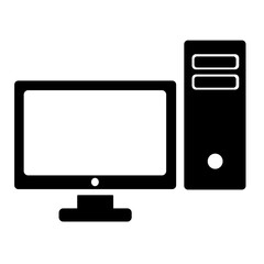 vector computer monitor