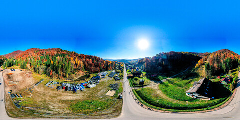 Szczawnik, 2 doliny, panorama 360, © Maciej G. Szling