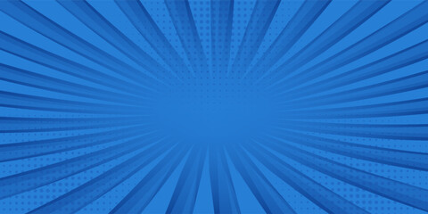Simple pop art blue background. Banner vector illustration nice modern good light vintage design art