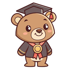 Graduation Bear Clipart Celebrate Success with an Adorable Graduate Cartoon