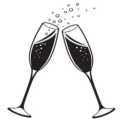 glass of champagne