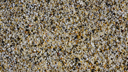 close up of the sand at Hersonissos (Crete)