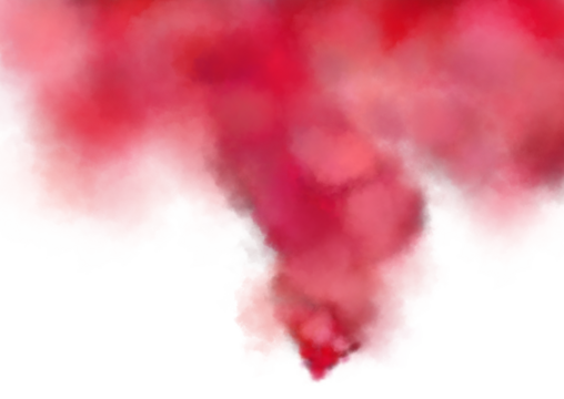red smoke isolated on white Displays a red smoke-like shape on white. Full-frame composition, red-white tone. Abstract style, design background