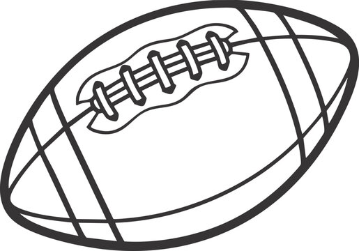Football Icon, American Football, Football Vector, Sports, Mens' Sports, Vector Illustration Background