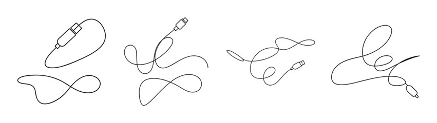 Obraz premium Hand drawn sketches show abstract forms of butterfly insect creatures and wings