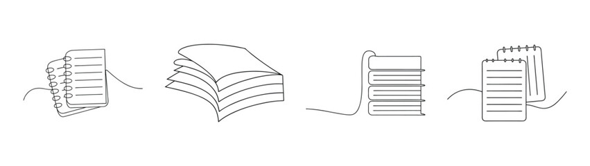 Collection of legal pad pages with handwritten notes and diagrams