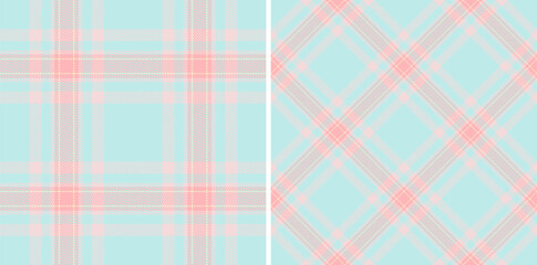 Check fabric tartan of pattern plaid texture with a textile seamless background vector. Set in cream colors. Creative gift paper ideas.