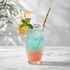 luxurious tropical drink

