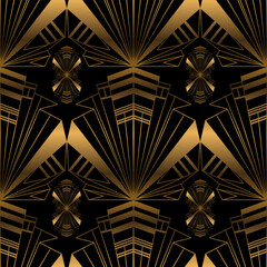 seamless pattern luxury art deco elements