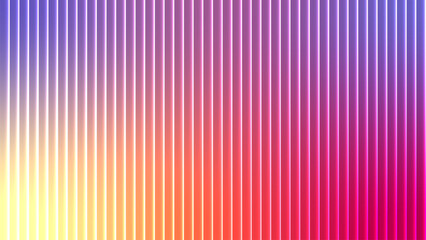 Obraz premium Abstract vertical stripes of vibrant gradient colors transitioning from yellow to purple and pink