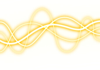 orange glow wave lines illustration