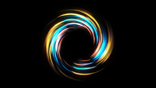 Colorful Spiral Design in Vibrant Shades Creating a Dynamic Visual Illusion