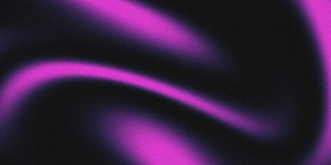 Soft glowing pink black gradient shape over dark grainy textured background for abstract poster header banner composition