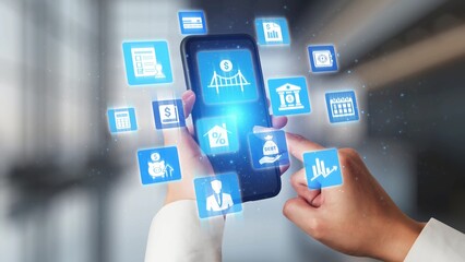 Loan icons represent debt, repayment, and financial planning. Loan supports banking, loan connects credit with payment systems, and loan helps manage interest effectively. Gist