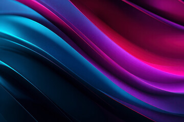 A fluid abstract in vivid hues of blue, purple and dark gradients blend.