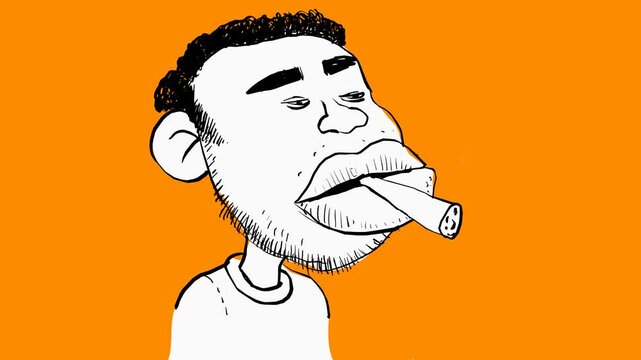 People Smoking Animation &ndash; Lifestyle, Addiction, and Anti-Smoking Awareness Concept