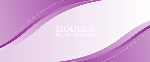 Purple abstract wave background with smooth curves and gradient layers. modern trendy design