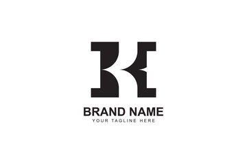 Obraz premium Letter K logo design template. Monogram K logo icon 