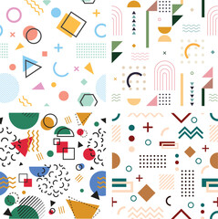 Geometric Abstract Seamless Pattern