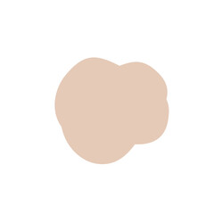 Abstract Organic Nude Blob Shape