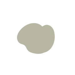 Abstract Organic Irregular Shape in Muted Sage Color
