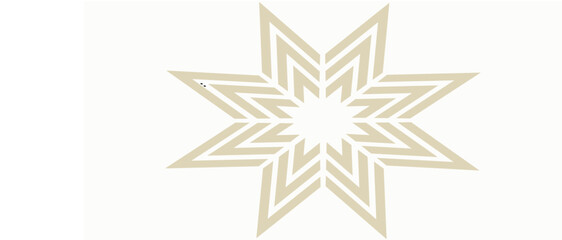 Golden vector geometric seamless pattern with floral silhouettes, curved lines, hexagons, triangles, circles, lattice, grid. Abstract minimal linear gold background. Repeated texture in oriental style