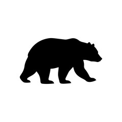 Bear Silhouette Vector Art