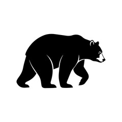 Bear Silhouette Vector Art