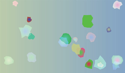 Abstract Pastel Gradient Background with Geometric Shapes Ideal for Modern Design and Branding Projects