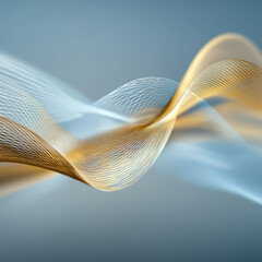 Abstract Flow of Elegance: A captivating visual of flowing lines, creating a mesmerizing dance of form and color, showcasing seamlessness and aesthetic charm.