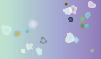 Abstract Gradient Background with Geometric Shapes Creating a Modern and Serene Composition