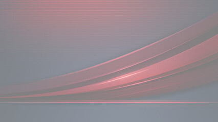 Fototapeta premium 赤と青のメタリックなラインの抽象背景