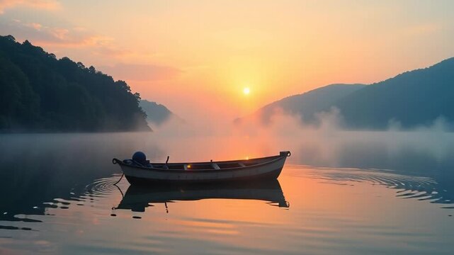 Majestic bald eagle soars amidst vibrant fireworks celebrating America's 4th of July holiday with patriotic pride.