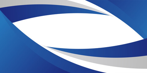 Modern Blue Waves frames Background Design with Empty Space. Suit for banner, web, brochure, pamflet and presentation