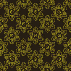 Fototapeta premium seamless damask pattern