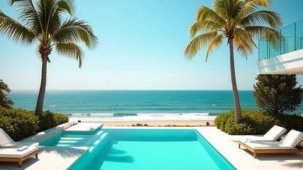Trucks waiting at distribution warehouse loading docks at twilight for efficient logistics and shipping operations during a wet evening