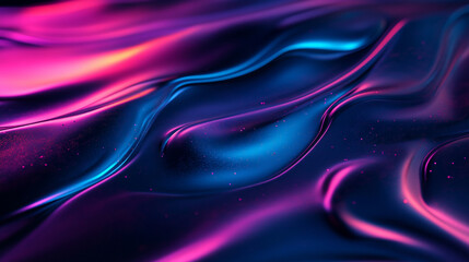 Fototapeta premium Abstract composition of liquid gradients seamlessly merging and flowing into each other. Smooth transitions between vibrant colors create a dynamic and visually soothing effect, evoking fluidity, moti