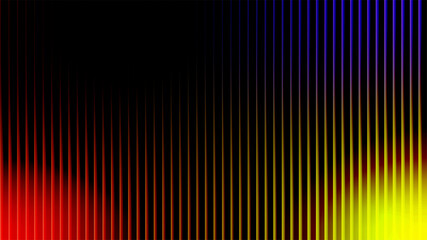 Abstract vertical ribbed gradient showcasing a dramatic fusion ,  glowing fractal neon glass effect through its illuminated lines.