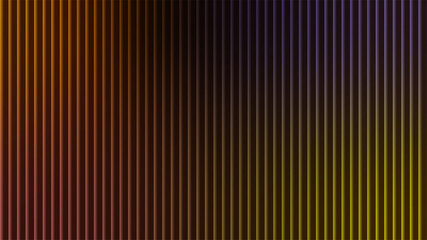 Abstract vertical ribbed gradient showcasing a dramatic fusion ,  glowing fractal neon glass effect through its illuminated lines.