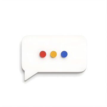Google messages logo isolated on white background