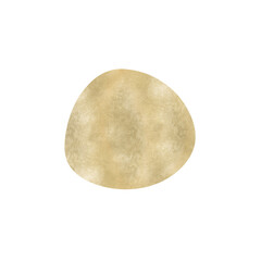 Abstract Irregular Shape with Golden Glitter Texture