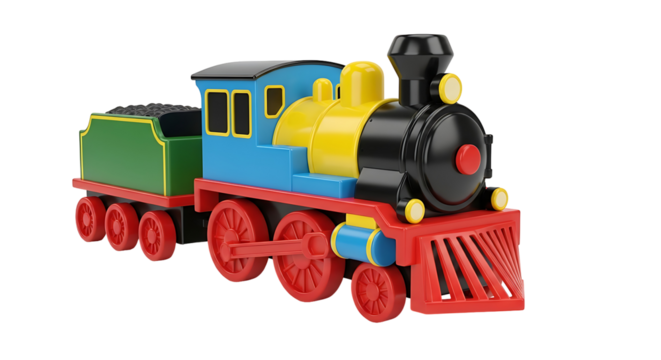 Toy Train Engine Locomotive Railroad Fun Transportation Travel Journey