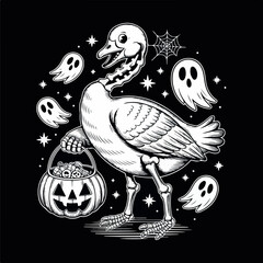 A cute cartoon owl on a branch and a funny turtle with a seamless vector pattern background design