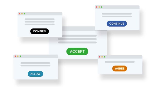 Pop-up Window with Text and Button