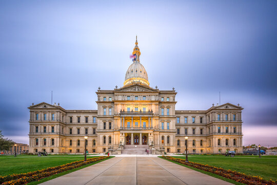 Lansing, Michigan, USA at the Michigan State Capitol 763