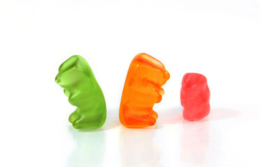 Gummy bear story series - crisis in marriage (social issue concept)
